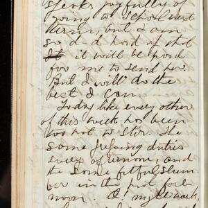 a page of handwritten text