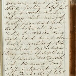 a page of handwritten text