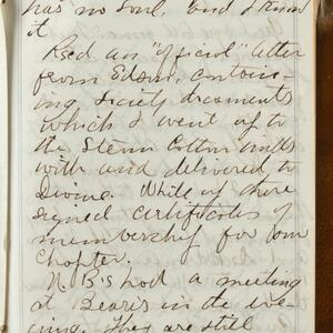 a page of handwritten text