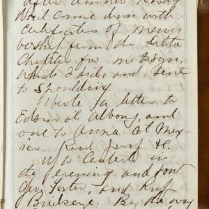 a page of handwritten text