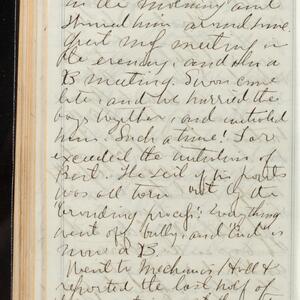 a page of handwritten text