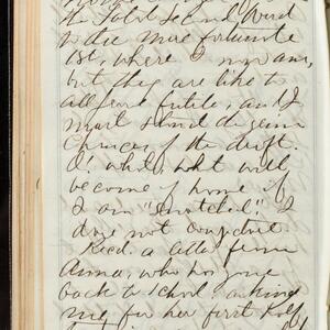 a page of handwritten text