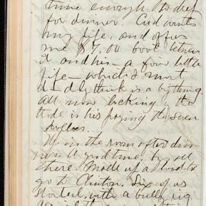 a page of handwritten text