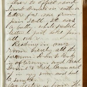 a page of handwritten text