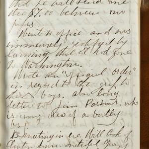 a page of handwritten text