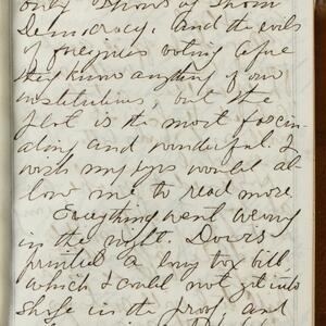 a page of handwritten text