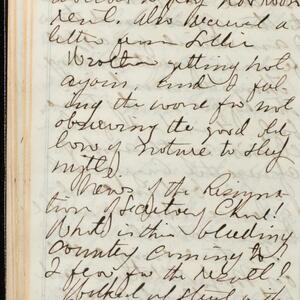 a page of handwritten text