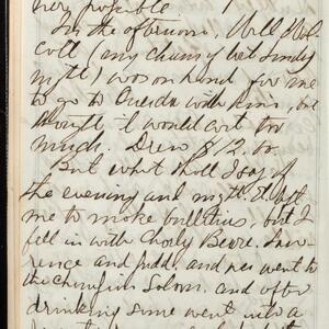 a page of handwritten text