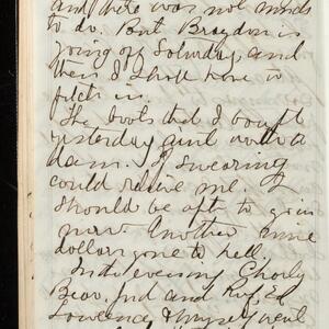 a page of handwritten text