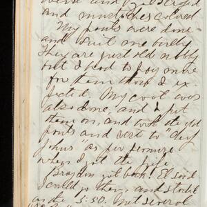 a page of handwritten text