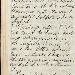 a page of handwritten text