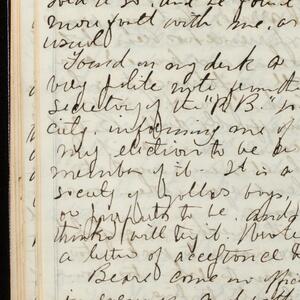 a page of handwritten text