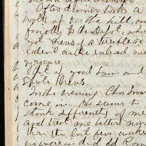 a page of handwritten text