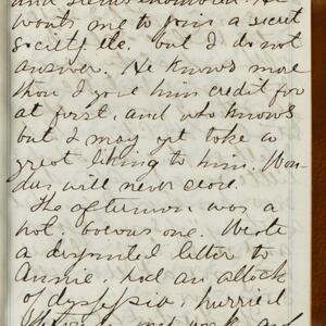 a page of handwritten text