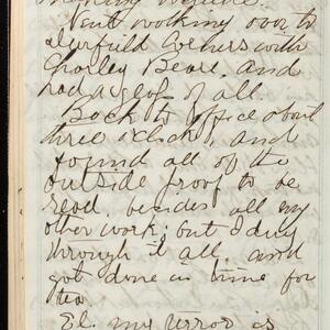 a page of handwritten text