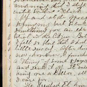 a page of handwritten text