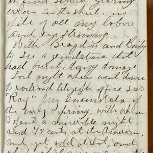 a page of handwritten text