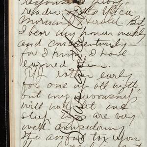 a page of handwritten text