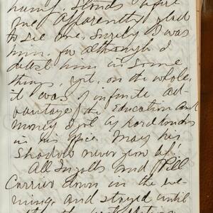 a page of handwritten text