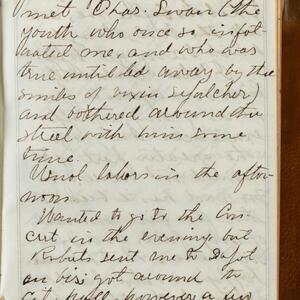 a page of handwritten text