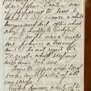 a page of handwritten text
