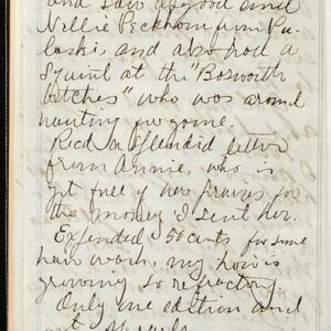 a page of handwritten text