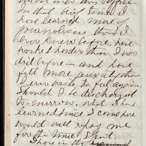 a page of handwritten text
