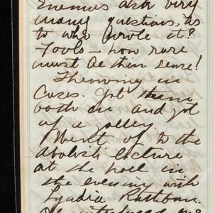 a page of handwritten text