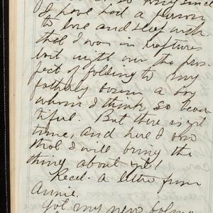 a page of handwritten text