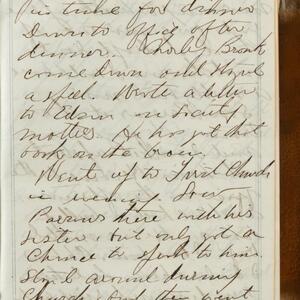 a page of handwritten text