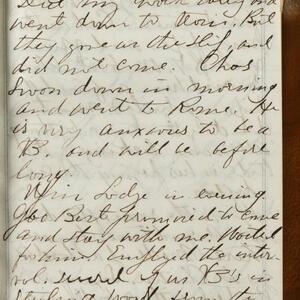a page of handwritten text