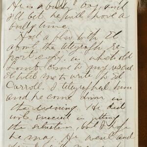 a page of handwritten text