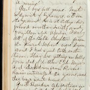 a page of handwritten text