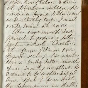 a page of handwritten text
