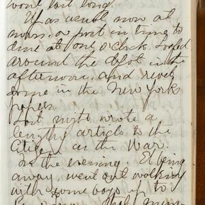 a page of handwritten text