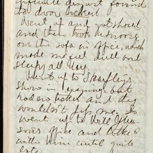 a page of handwritten text