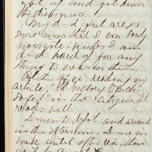 a page of handwritten text