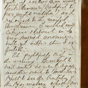 a page of handwritten text