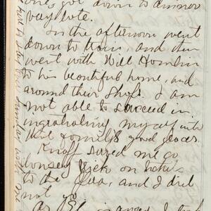 a page of handwritten text