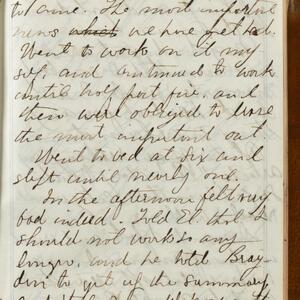 a page of handwritten text