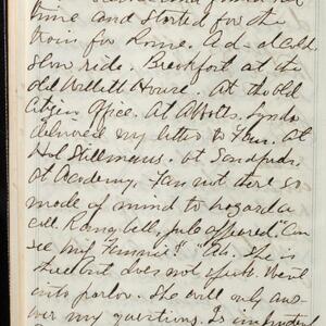 a page of handwritten text