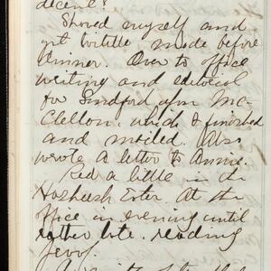 a page of handwritten text