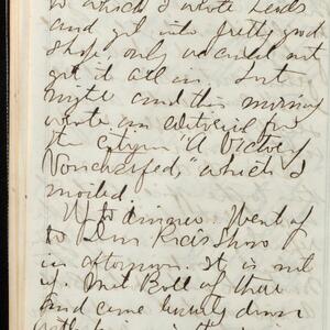a page of handwritten text