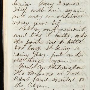 a page of handwritten text