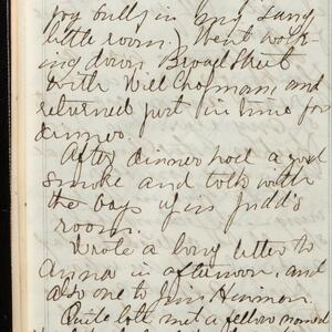 a page of handwritten text