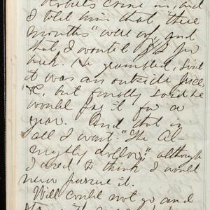 a page of handwritten text