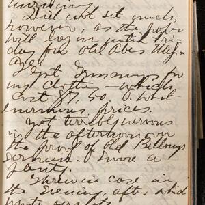 a page of handwritten text