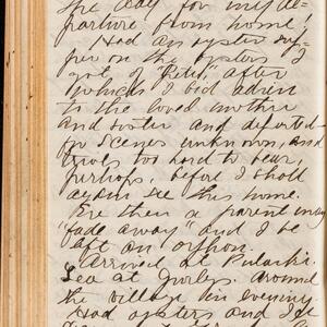 a page of handwritten text