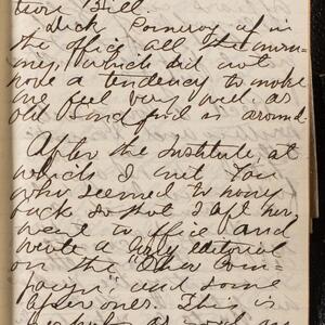 a page of handwritten text