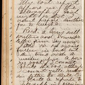 a page of handwritten text